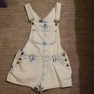 Jean Short Overalls